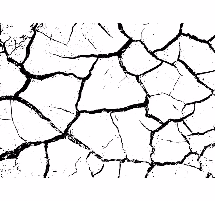 Fototapet hvid slidt beton - TenStickers