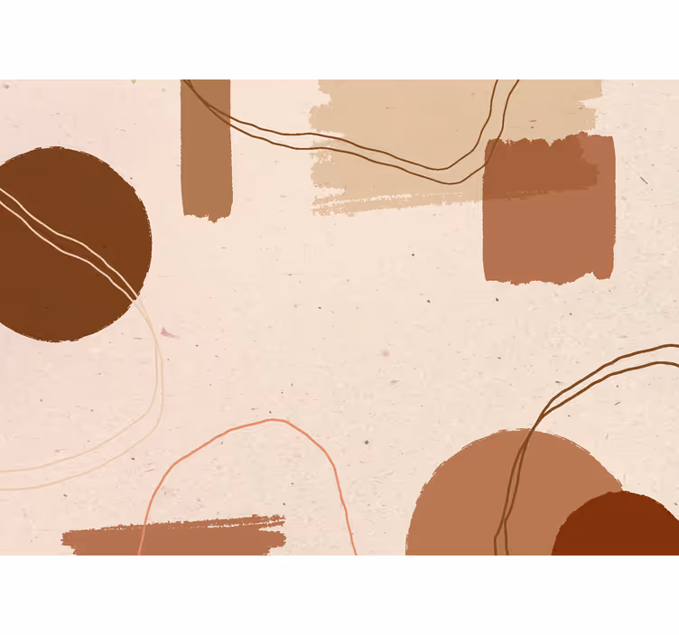 Fototapet terracotta abstrakt design - TenStickers