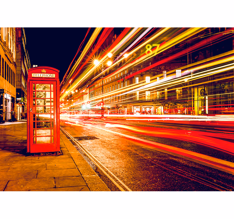 Gader i london fototapet - TenStickers