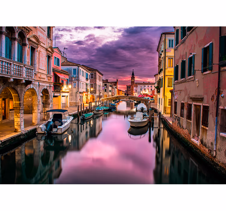 Undslippe med vores venice fototapet - TenStickers