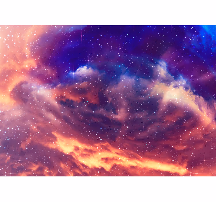 Fototapet på nattehimmel foto - TenStickers