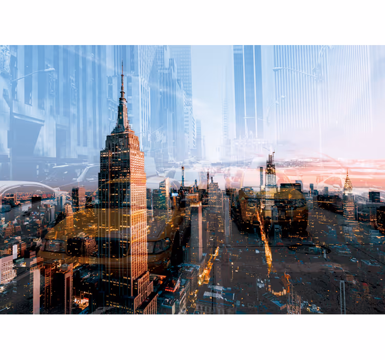 Empire state skyline New York fototapet - TenStickers