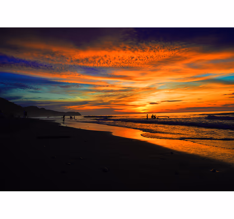 Ecuador strand natur havmaleri - TenStickers