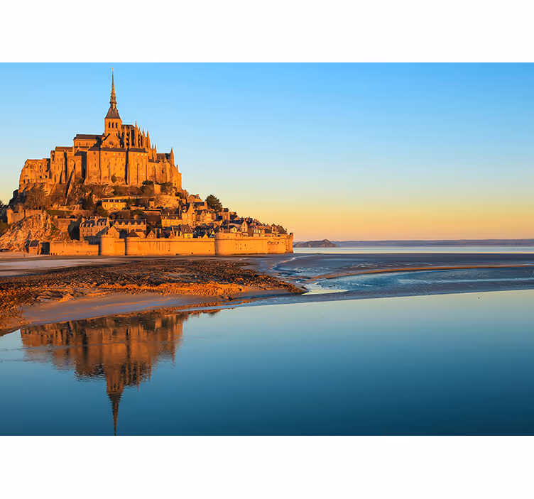 Mont saint michel Rom fototapet - TenStickers