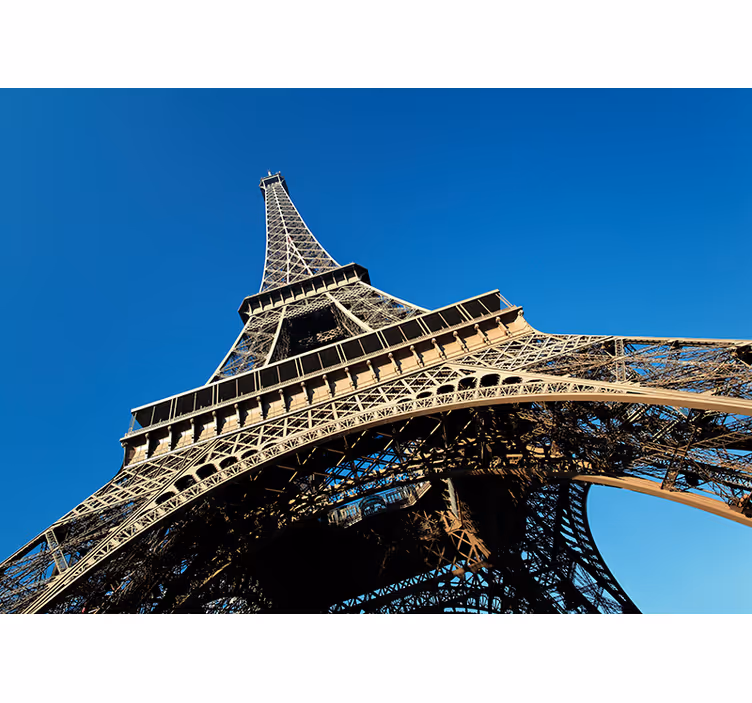 Eiffeltårnets udsigtspunkt Paris fototapet - TenStickers