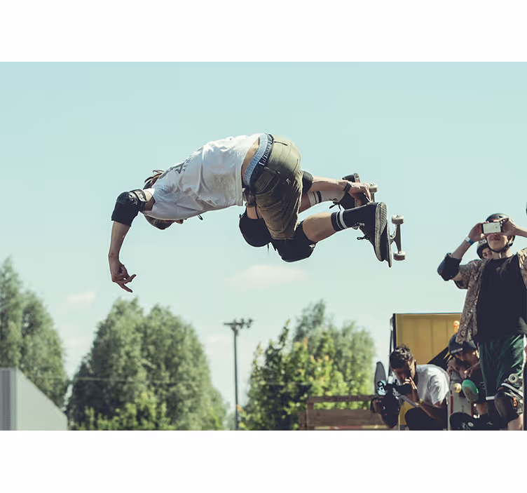 Skate knæpuder fototapet - TenStickers