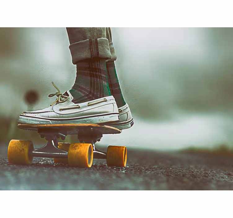 Cool skateboard-stil graffiti fototapet - TenStickers