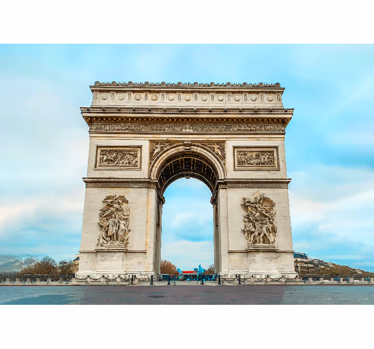 Paris fototapet ikoniske monumenter - TenStickers