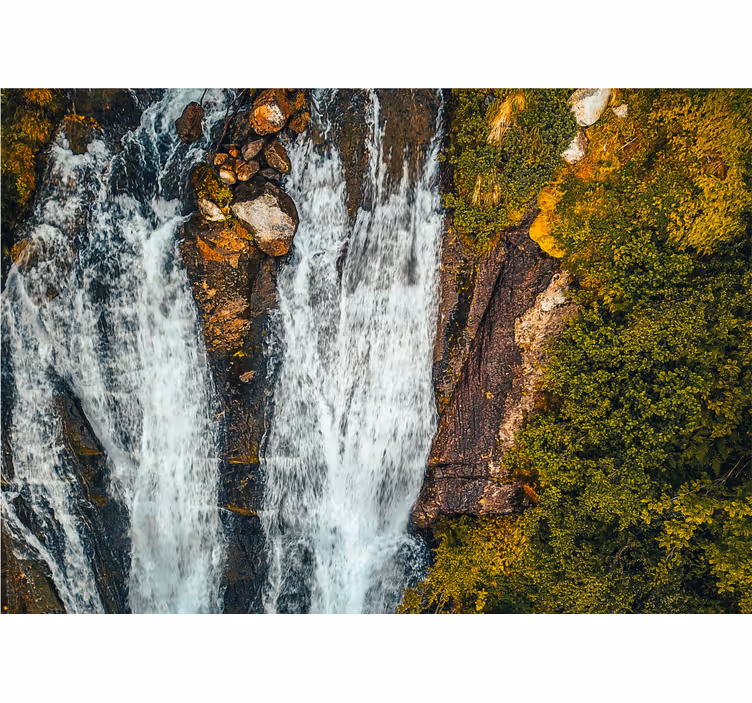 Fototapet vandfald grand cascade landskab - TenStickers