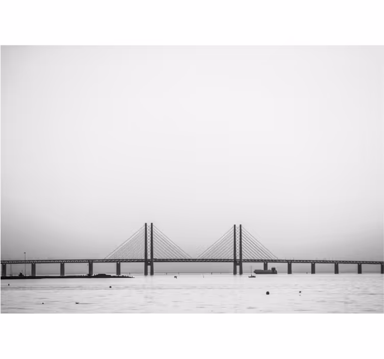 Oresund undervandsbro danmark fototapet - TenStickers