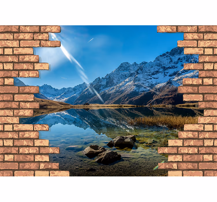 3d mur med fotovægmaleri - TenStickers