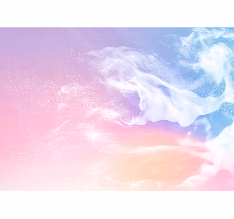 Fototapet abstrakt bløde skyflow - TenStickers