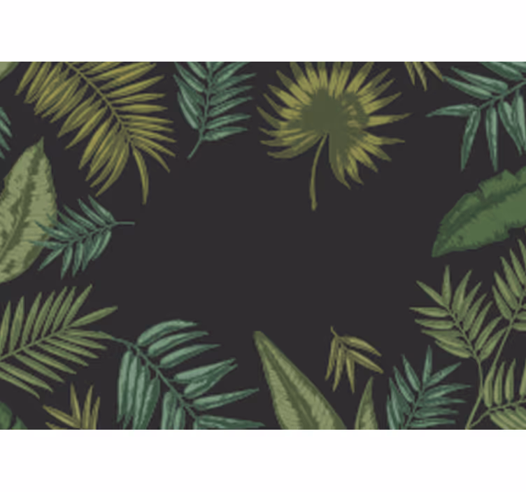 Banan vintage blade stue fototapet - TenStickers