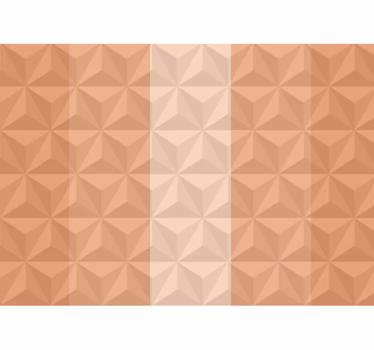 Mønster fototapet geometrisk 3d mønster - TenStickers