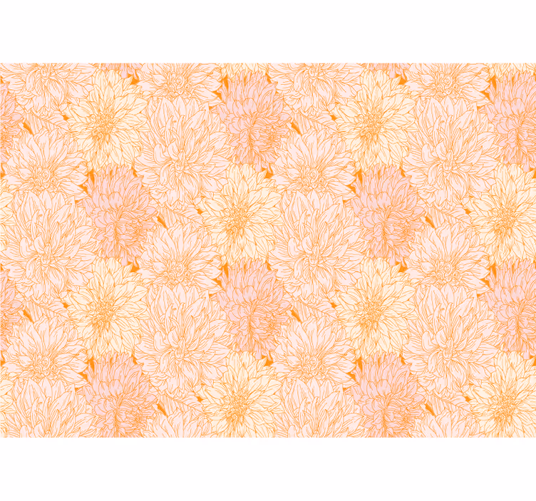 Fototapet blomster delikat blomstermønster - TenStickers