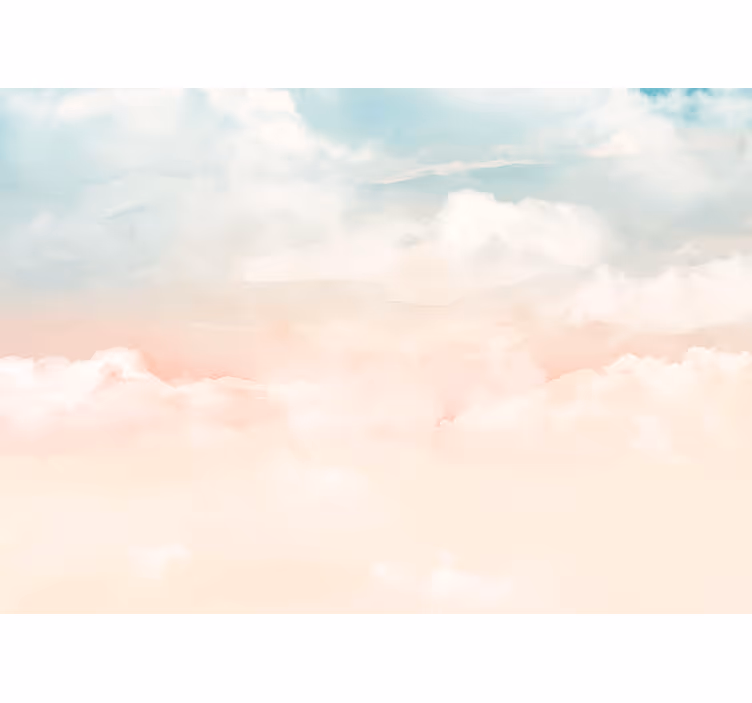 Fototapet himmel blødt skylandskab - TenStickers