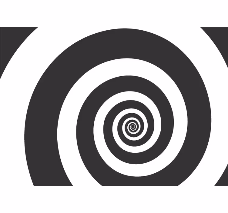 Fototapet abstrakt spiral illusion design - TenStickers