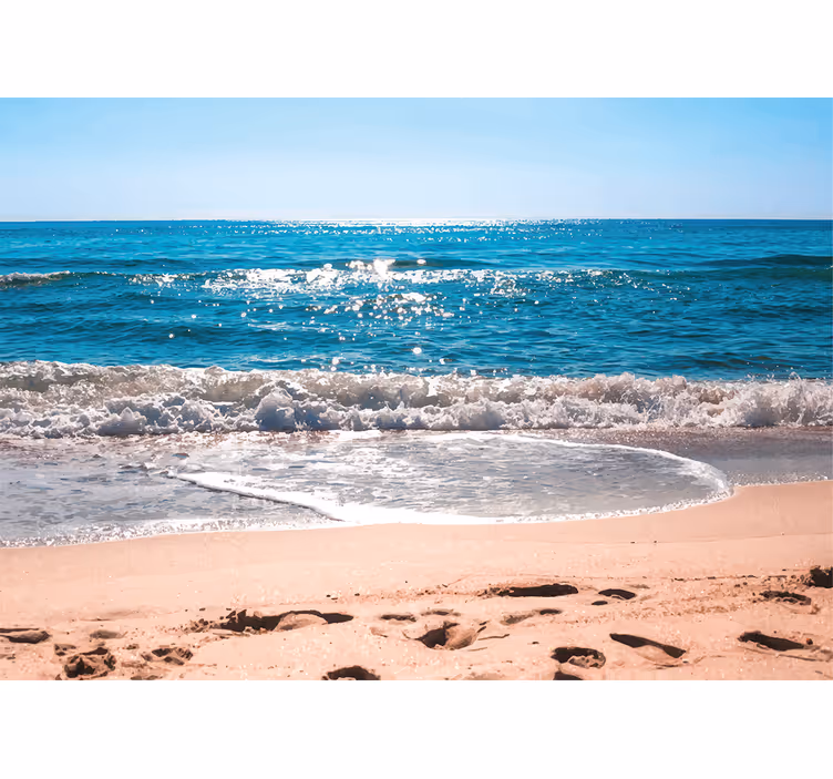 Fototapet hav strandens ro - TenStickers