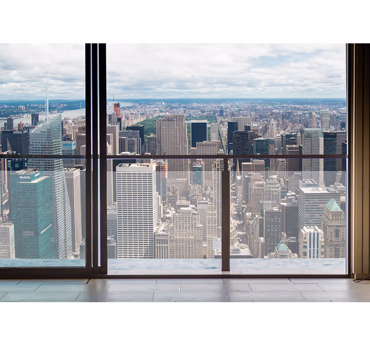 Fototapet af byer new york city skyline - TenStickers