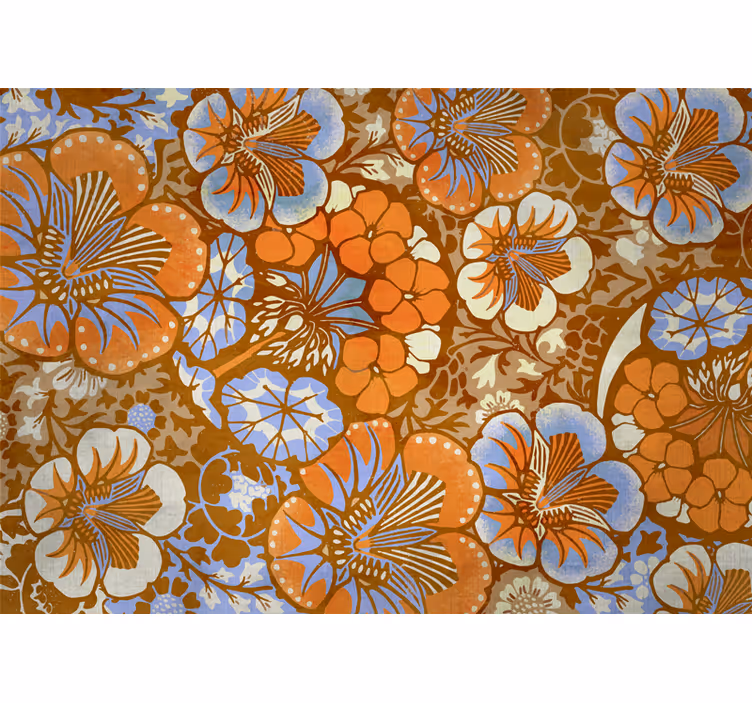 Fototapet blomster blomsterdesigns glæde - TenStickers