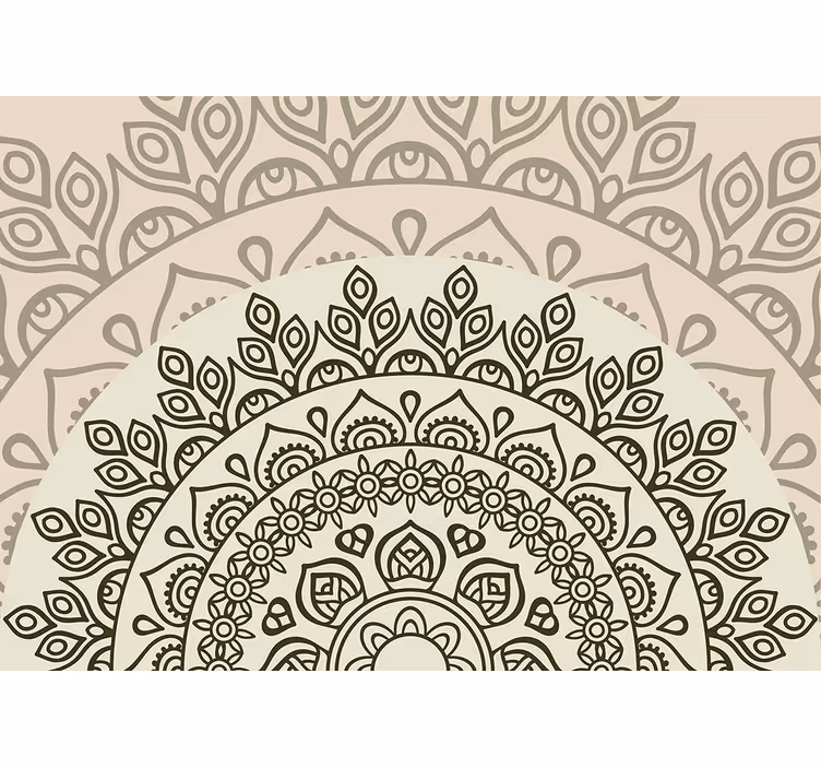 Fototapet mandala komplekst mandala motiv - TenStickers