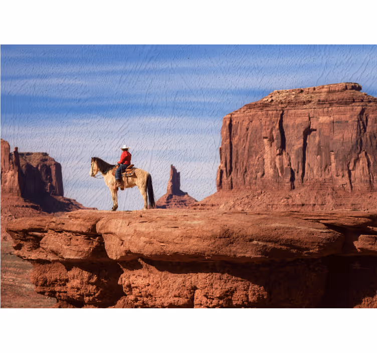 Wild west grand canyon klassisk kunst fototapet - TenStickers