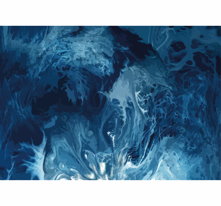 Fototapet abstrakt oceanisk virvel - TenStickers