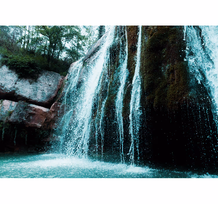 Fototapet vandfald grand vandfalds cascade - TenStickers