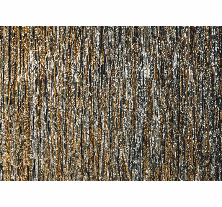Fototapet marmor glitrende metalstriber - TenStickers