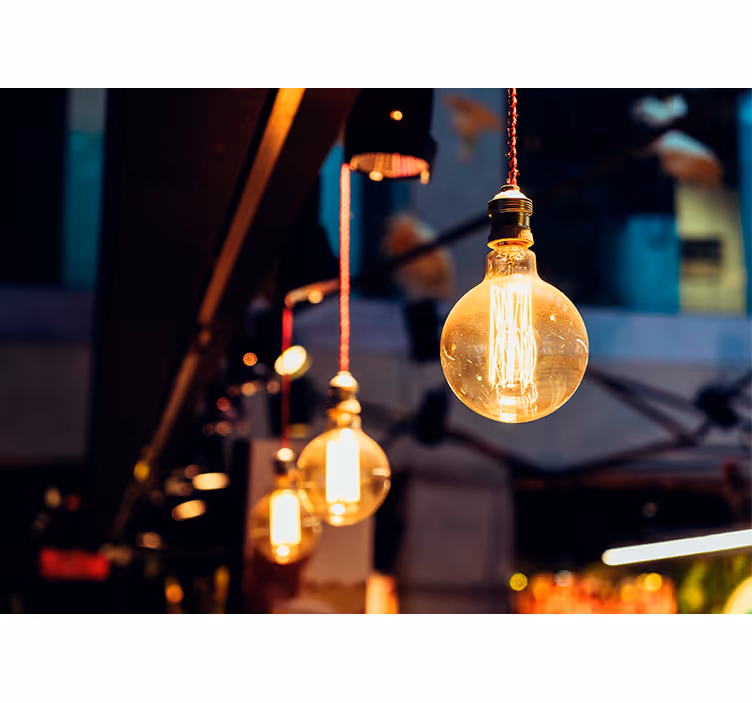 Fototapet marmor vintage lampe - TenStickers