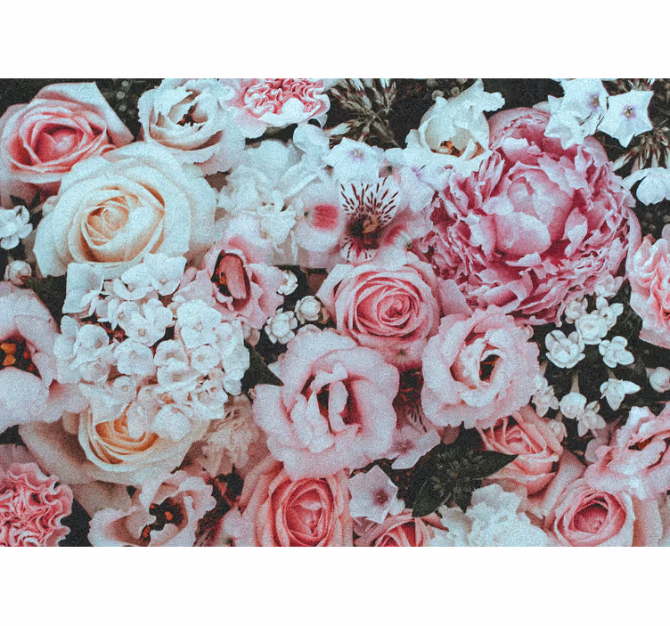 Fototapet blomster blomsterarrangement glæde - TenStickers