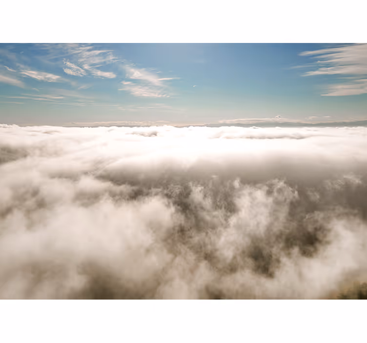Fototapet himmel med udsigt til skyet himmel - TenStickers