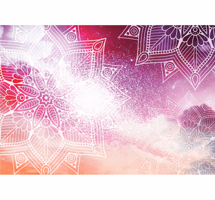Fototapet mandala med detaljerede motiver - TenStickers