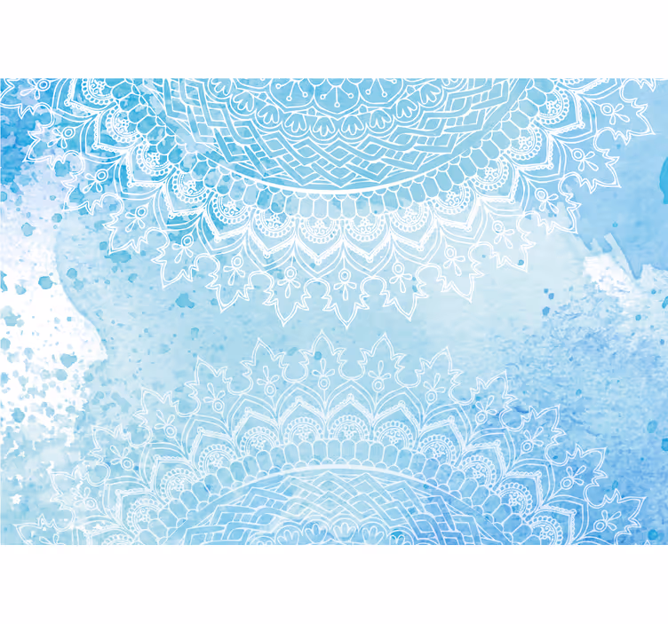 Fototapet mandala med indviklede blonder mønstre - TenStickers