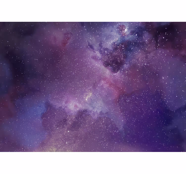 Rummet fototapet kosmisk nebula landskab - TenStickers