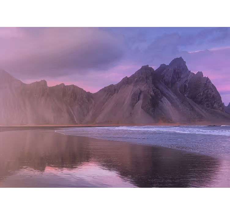 Landskab fototapet majestætisk bjergudsigt - TenStickers