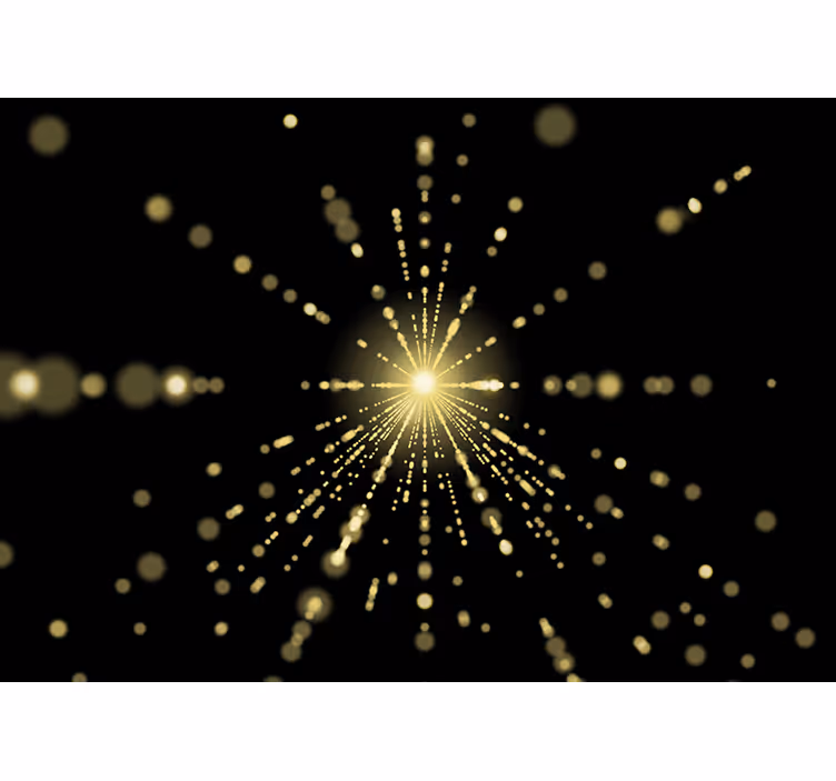 Fototapet abstrakt strålende lysudbrud - TenStickers