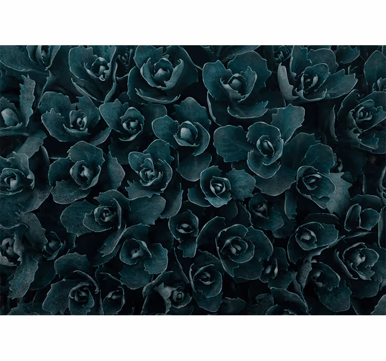 "cottagecore" blomstret med roser rose fototapet - TenStickers