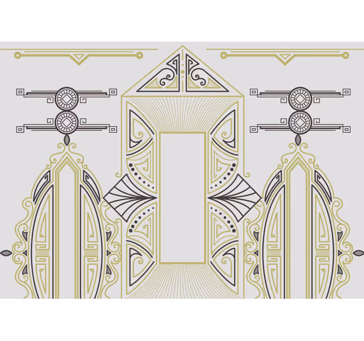 Fototapet kunst geometrisk elegance - TenStickers