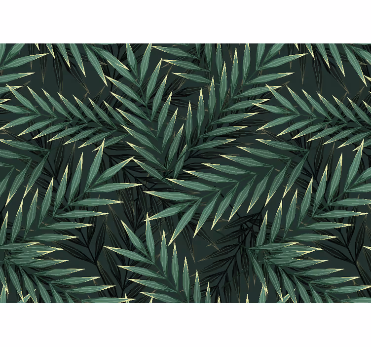 Natur fototapet livlig smaragdgrøn foliage - TenStickers