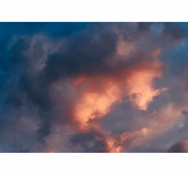 Fototapet himmel iøjnefaldende skylandskab - TenStickers