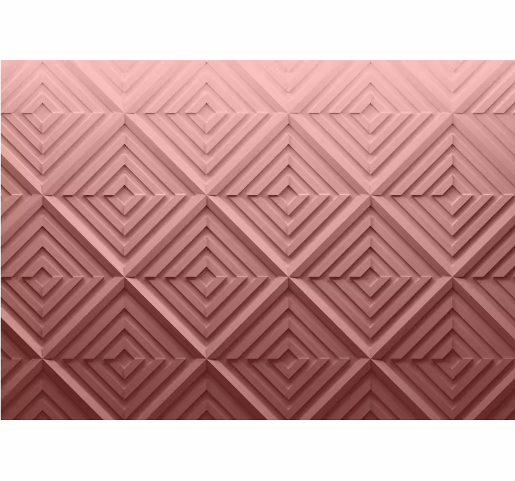 Mønster fototapet geometrisk lagdelt design - TenStickers