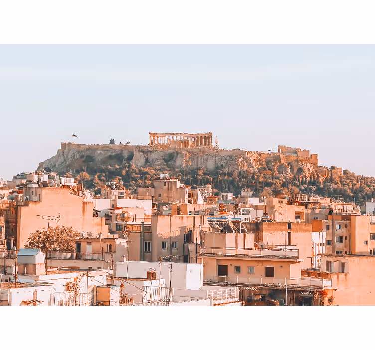 Fototapet af byer athen bybillede - TenStickers