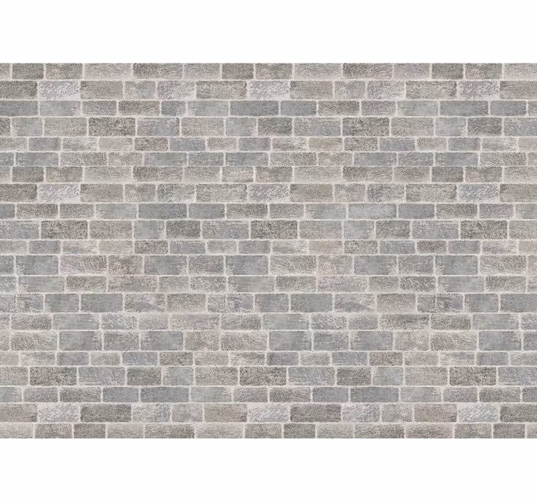 Hvid mursten rustik stil mursten fototapet - TenStickers