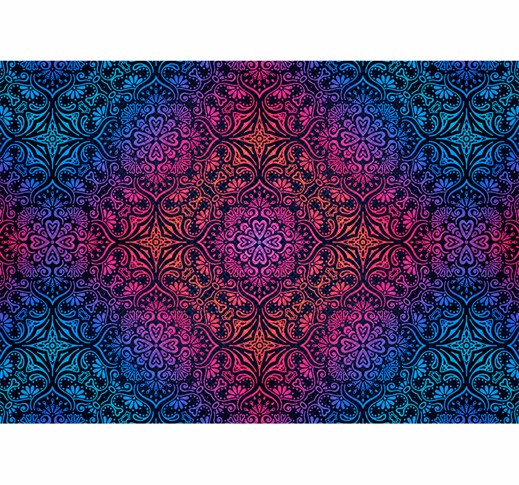 Fototapet mandala detaljerede runde motiver - TenStickers