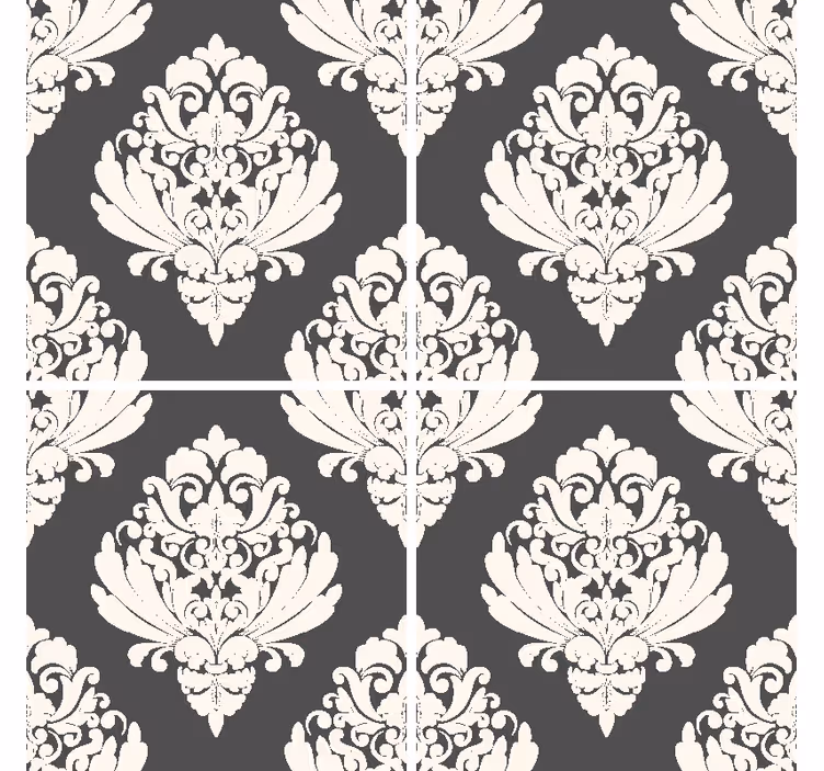 Blomsterbuket drink coaster - TenStickers