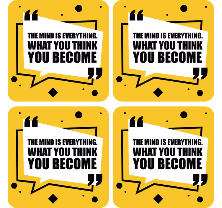 Motiverende citat, hvad du bringer tekstcoaster - TenStickers