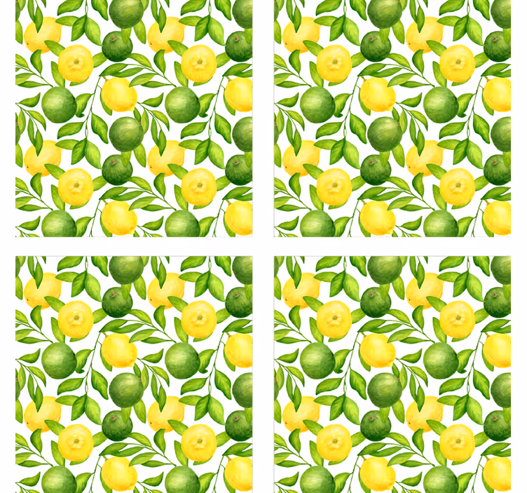 Citroner og limefrugter - TenStickers