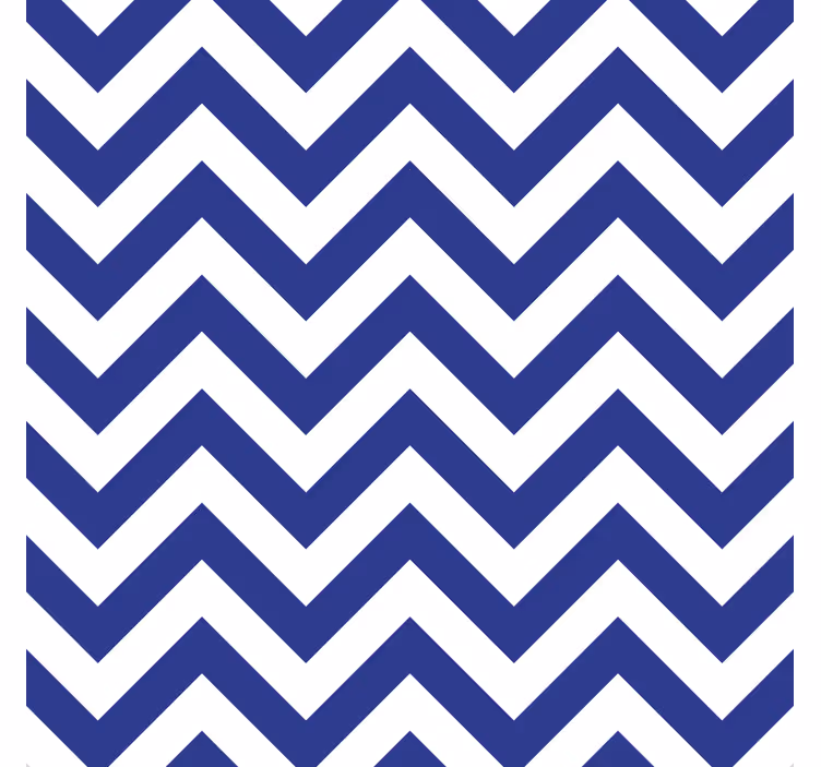 Coaster med dynamisk zigzag mønster - TenStickers