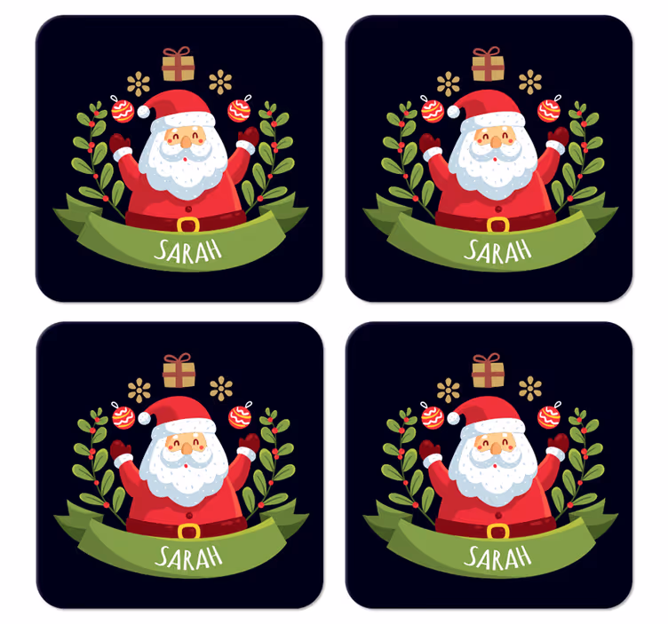 Julemanden med navnet juletræsbane - TenStickers